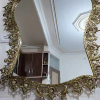 اینه شمعدان تمام برنجی