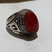 انگشتر نقره  سنگ عقیق