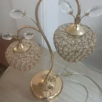 چراغ خواب  فلز طلا ی و یک عدد هم پارچه‌ای