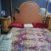 سرویس خواب دونفره تمام چوب