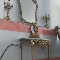 خریدار آینه شعمدان برنزی استیل مستعمل