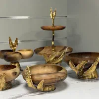 ست چوبی پزیرایی