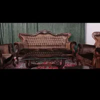 فروش فوری مبلمان ۹نفره و میز غذاخوری ۸نفره|مبلمان خانگی و میز عسلی|اصفهان, پوریای ولی|دیوار