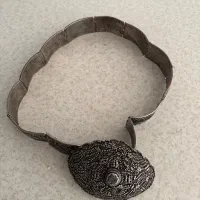 کمر بند نقر  ه کوب