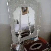 معاوضه یا فروش اینه وشمعدان ملیله کاری