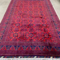 فرش دستباف (بساک)جفت ۸۰ درصد لاکی|فرش|مشکین‌دشت, |دیوار