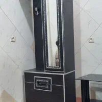 جاکفشی ویترین دار و میز تلویزیون