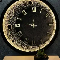 تابلو ماه نورانی و برجسته دکور شیک اتاق و پذیرایی|تابلو، نقاشی، عکس|شیراز, غدیر جنوبی|دیوار