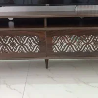 فروش میز تلویزیون رنگ قهوه ای