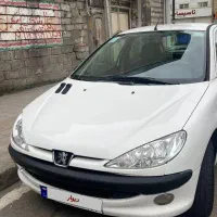 پژو ۲۰۶ سفید تیپ ۲ مدل ۹۷