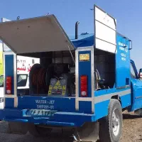 لوله بازکنی با دستگاه واترجت