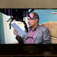 تلویزیون LG 50UN7340PVC پنل شکسته، روشن و سالم