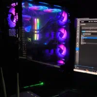 کامپیوتر قدرتمند گیمینگ سیستم رندرینگ پردازنده قوی