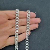 زنجیر نقره مردانه ترک مدل کارتیه عیار ۹۲۵ (گردنبند