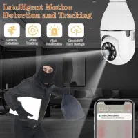 دوربین مداربسته لامپی سیمکارتی 360بیسیم نصب رایگان