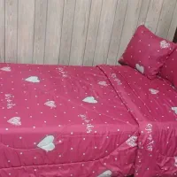 سرویس خواب نوجوانی با تشک تخت و رو تختی و فرش|تخت و سرویس خواب|اصفهان, ارداجی|دیوار