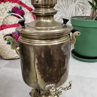 سماور ذغالی برنجی قدیمی|کلکسیون اشیاء عتیقه|تهران, آهنگ|دیوار