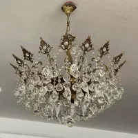 لوستر بزرگ برنز ۱۸شعله و ۶شعله