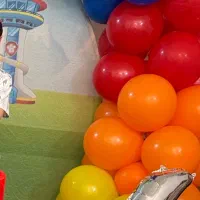 بادکنک آماده با عدد فویلی