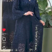 لباس مجلسی سرمه ای تیره توهین فقط سایز ۴۴ مونده