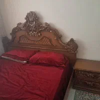 تخت خواب با چوب راش