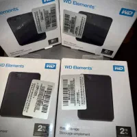 4 عدد هارد اکسترنال ۲ ترابایت WD Elements