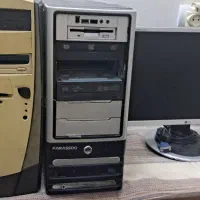 سیستم کامل شامل دو کیس فول‌قطعات + مانیتور