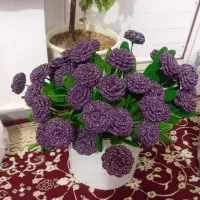 گلهای بافتنی