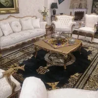 دو تخته فرش  نه متری ابریشمی شاهکار مشهد