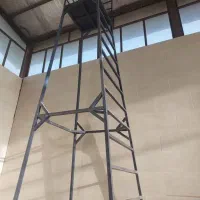 چهار پایه ۶ متری چرخ دار با پاگرد