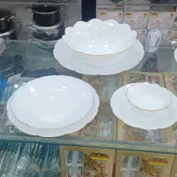 سرویس ۶نفره ارکوپال لب طلا گلدن اوپال