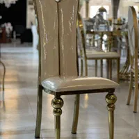 صندلی تالاری فلزی مدل نگین pvd