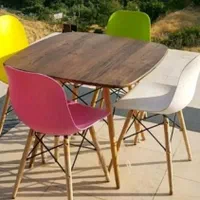 میز و صندلی غذاخوری آشپزخانه کدif21 چهار نفره