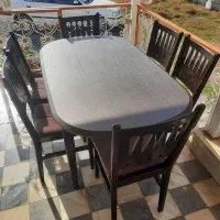 میز غذاخوری شیش نفره