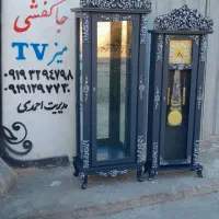 بوفه منبتی ست ساعت ایستاده طوسی