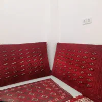 ۲عدد پشتی بزرگ دستباف ترکمنی