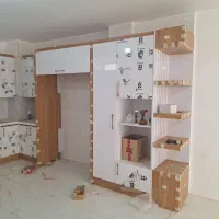 طراحی و فروش کابینت پلی گلاس روکش آلمان درجه یک|مصالح و تجهیزات ساختمان|فارسان, |دیوار