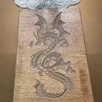 تخته نرد طرح اژدها CNC|کلکسیون و سرگرمی|خاوران, |دیوار