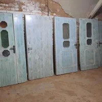فروش ۷ درب چوبی با قفل دستگیره|مصالح و تجهیزات ساختمان|یزد, |دیوار