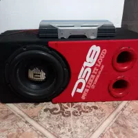 ساب و آمپلی. ساب ۱۰۰۰ وات .آمپلی  ۴ کانال.|سیستم صوتی خانگی|رودبنه, |دیوار