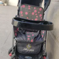 کالاسکه بچه در حد نو|کالسکه و لوازم جانبی|قم, نخودی|دیوار