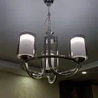 لوستر تمام استیل درحد نو|لوستر و چراغ آویز|تهران, اسفندیاری|دیوار