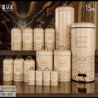 ست پاسماوری سفید رنگ مارک BVK