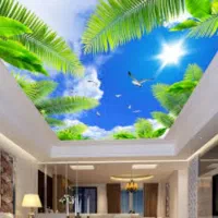 سقف کشسان /کناف/آسمان مجازی تایل