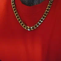 گردنبند استیل رنگ ثابت،ضدآب .کارتیر گرم بالا