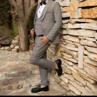 کت و شلوار و کفش دامادی