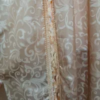 ۳ عددپرده تور وساتن و حریر|پرده، رانر، رومیزی|سنندج, |دیوار