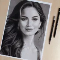 سفارش چهره سیاهقلم