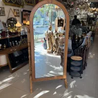 آینه قدی ایستاده گنبدی چوبی جهیزیه کشویی|آینه|مشهد, شاهد (شهرک غرب)|دیوار