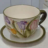 سوپخوری سرامیکی طرح فنجان